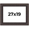 PosterPalooza | 3.5" Wide Ornate Brown Picture Frame - UV Acrylic, Backing Board, Hanging Hardware Included - 2 of 4