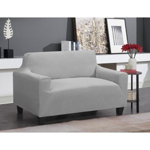 J&V TEXTILES Super Stretch Sofa Slipcover – Spandex Non Slip Soft Couch Sofa Cover, Washable Furniture Protector - 1 of 4