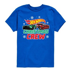 Boys' - Hot Wheels - Christmas Crew Short Sleeve Graphic T-Shirt - 1 of 4