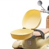 TopComfy Baby Walkers Kids Two Seater Three Wheel Ride Backseat Flip Adult Seat Portable Storage Hooks for Kids, Beige, 32.28"*14.17"*16.14" - 4 of 4