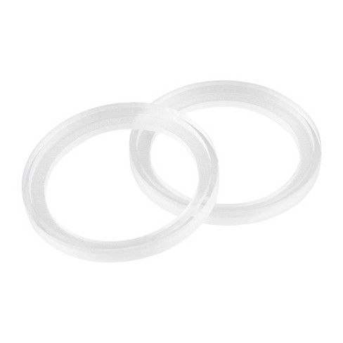 Unique Bargains Car Speaker Spacer Ring Transparent Acrylic 2 inch