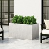 Sevobal Planters Large Plant Pot for Flowers Herb, Large Planter pot forpatio or backyard space with style, Gray, 35.25"*18"*18" - 2 of 4