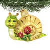 Old World Christmas 2.0 Inch Smiley Snail Slinks Sunshien Rain Tree Ornaments - 3 of 3