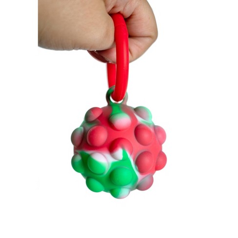 Pop Baby By Jennz Holiday 3d Popper Ball Stroller Toy : Target