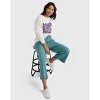 Hanes Originals Women's French Terry Wide Leg Cropped Pants - 4 of 4