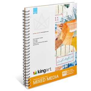 KINGART Mixed Media Paper 11x14 60 Sheets - 1 of 4