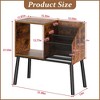 MOEPISY Record Player Stand with Storage, 3-Tier Step Vinyl Record Storage Holder up to 200 Albums - 2 of 4