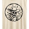 Women's - Instant Message - Skeleton Cowboy with Moon Short Sleeve Graphic T-Shirt - 2 of 4