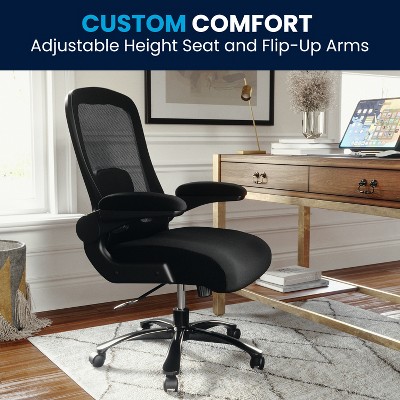 Black Mesh High-Back Ergonomic Executive Swivel Chair