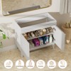 APRILSOUL  Bathroom Vanity, Mid-Century Bathroom Vanity with 2 Soft Closing Doors, Freestanding Bathroom with Wood Grain Laminate - 4 of 4