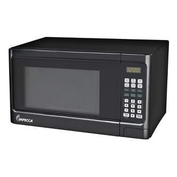 BLACK+DECKER Digital Microwave Oven with Turntable Push-Button Door, Child  Safety Lock, Stainless Steel, 0.9 Cu Ft