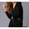 Women's Stripe Detail Hoodie - Angel Apparel - 2 of 4