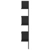 vidaXL Wall Corner Shelf Black 7.9 in.x7.9 in.x50.2 in. Engineered Wood - 4 of 4