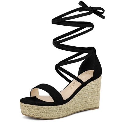 Glamorous Espadrille Wedge Sandals