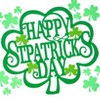 The Lakeside Collection Valentine's or St Patrick's Metal Wall Sign with 12 Wall Stickers - Happy St. Patrick's Day - 3 of 4