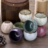 Unique Bargains Ceramic Traditional Handmade Elegant Tea Cup Set 4 Pcs - 4 of 4