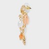 Shell Tower Earrings - A New Day™ Gold - 3 of 3
