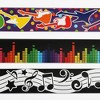 Bright Creations 78-Piece Music Note Bulletin Board Borders, Welcome Back to School (6 Designs, 13 Stripes each) - 3 of 4