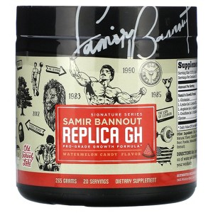 Replica Gh – Muscle Building GH Boosting Powder – Hormone Optimizer & Muscle Growth Dietary Supplement – Exclusive OSL Mr. Olympia Samir Bannout - 1 of 2