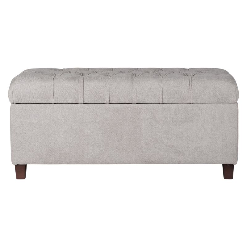 Ainsley Button Tufted Storage Bench - HomePop, 1 of 19
