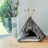 Armarkat Cat Bed C56HBS/SH, Tent Style Pet Bed With Striped Pattern - 4 of 4