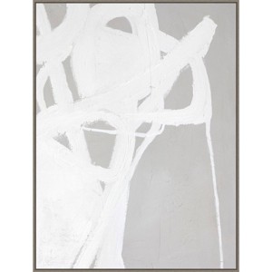 32" x 42" Dive in by Design Fabrikken Framed Canvas Wall Art Print - Amanti Art: Vertical Lithograph, Modern Decor - 1 of 4