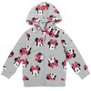 Disney Minnie Mouse Girls Fleece Zip Up Hoodie and Jogger Pants Set Little Kid to Big Kid - 3 of 4