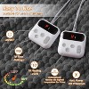 Acekool Heated Blanket Throw, Machine Washable, 6 Heat Settings, Auto Shutoff, Double-Sided Fleece, Soft Electric Blanket for Sofa or Bed - 3 of 4