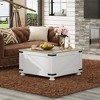 GALAXHERO Coffee Table, Square Wood Flip-Top Center Table for Living Room and Bedroom with Hidden Storage, 31.5" - 2 of 4