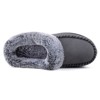 RockDove Women's Faux Fur Collar Moc Toe Slide Slipper - 3 of 4