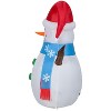 Gemmy Christmas Inflatable Snowman with Twig Arms, 4 ft Tall, Multi - 3 of 4