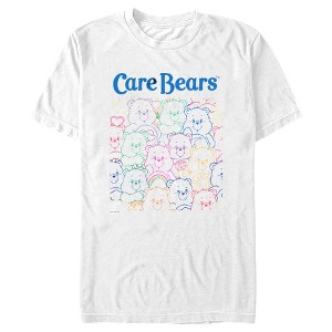 Men's Care Bears Bear Outlines T-Shirt - 1 of 4