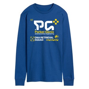 Men's - Jurassic World: Rebirth - Dna Squad Long Sleeve Graphic T-Shirt - 1 of 3