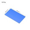 Unique Bargains DIY Laser Printing Office Engraving Aluminium Blank Tags 15 Pcs - 2 of 4