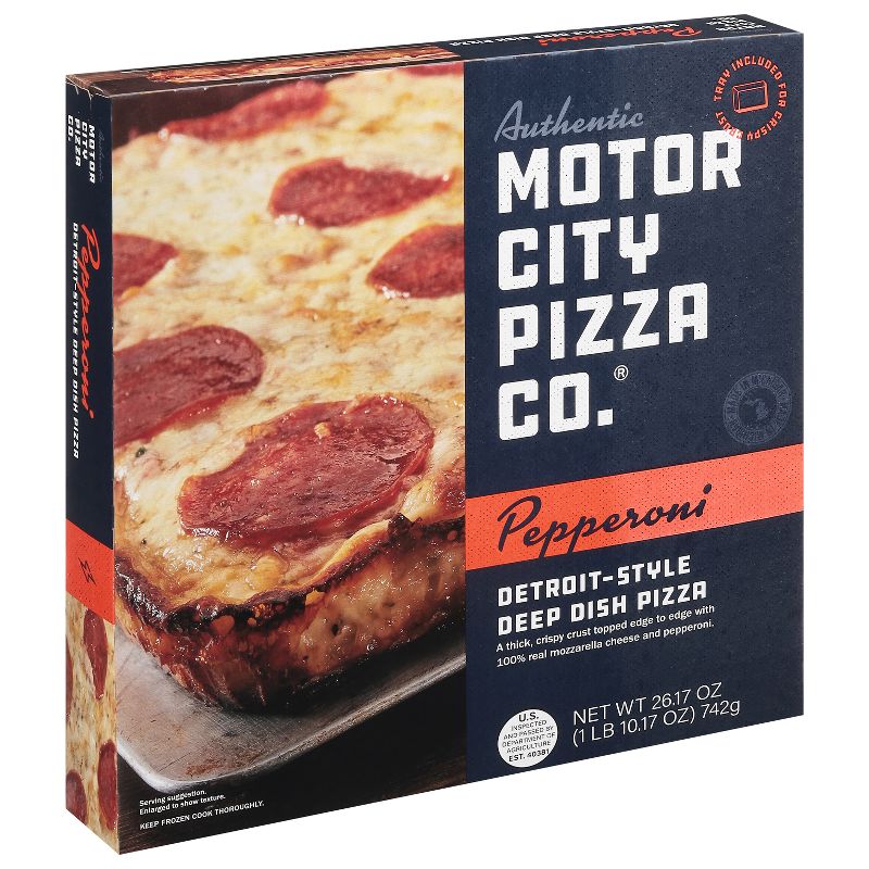 Motor City Frozen Pepperoni Pizza - 26.17oz, 3 of 5