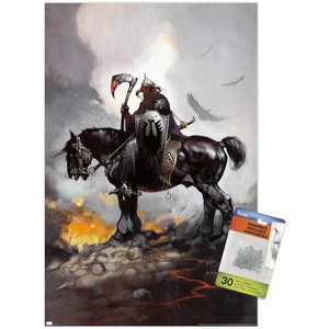 Trends International Frank Frazetta - Death Dealer 1 Unframed Wall Poster Prints - 1 of 4