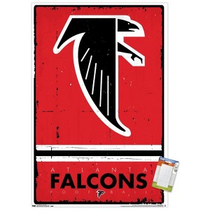 Trends International NFL Atlanta Falcons - Retro Logo 15 Unframed Wall Poster Prints - 1 of 4