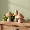 Melrose Wicker Mushroom Decor (Set of 3) - 3 of 4