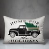 Creative Products Home for the Holidays Black Truck 14x20 Indoor / Outdoor Pillow - 3 of 3