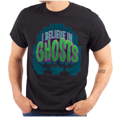 PACMAN Halloween I Believe in Ghosts Graphic T Shirt Men or Women Brisco Brands