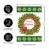 Evergreen Christmas Cardinal Moire Garden Flag 12 x 18 Inches Indoor Outdoor Decor - 4 of 4