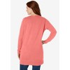 Woman Within Plus Size Perfect Longer-Length Cotton Cardigan - 3 of 4