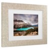 Trademark Fine Art Pierre Leclerc Moody Peyto Lake Matted Framed Art - 3 of 4