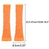 INSPIRE CHIC Women's Long Elastic Mesh Rhinestone Cosplay Net Half Finger Sleeves Gloves for Female Dance Party 1Pair - 2 of 4