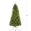 8ft. Fir Look Artificial Christmas Tree with 700 Clear LED Lights and 3470 Branches – Grand Holiday X-Mas Showstopper - 2 of 4