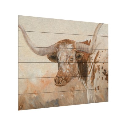 Trademark Fine Art -Kathy Winkler 'My Way Or The Highway' Wood Slat Art