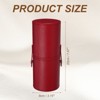 Unique Bargains PU Leather Dustproof Pencil Toothbrush Cosmetic Brush Holder - 2 of 4