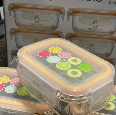 Glass Baby Food Storage Containers Set of 4 – Eucalyptus