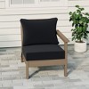 WestinTrends  Avalon Outdoor Patio HDPE Right Arm Facing Sectional Corner Club Chair with Patio Cushions - 2 of 4