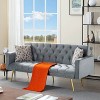 Sapphtopaz 68.31" Futon Couch Sofa - Convertible Sofa Bed with Versatile Design, Comfortable Furniture for Living Room, Bedroom & Small Spaces - 3 of 4